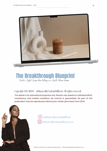 The Breakthrough Blueprint | Build a Digital Income From Nothing as a South African Woman